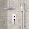 Ceiling Rain Shower System with Handheld, Rain Shower Head, Shower Faucet Set