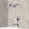 Tub and Shower Faucet Set with Rain Shower Head