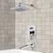 Tub and Shower Faucet Set with Rain Shower Head