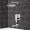 Tub and Shower Faucet Set with Rain Shower Head