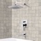 Tub and Shower Faucet Set with Rain Shower Head