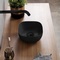 Small Black Vessel Sink in Ceramic