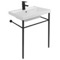 Small Modern Console Sink, 24 Inch