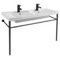 Double Console Sink, 48 Inch, Modern
