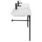 Double Console Sink, 48 Inch, Modern