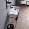 Small Modern Console Sink, 24 Inch