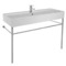 Trough Console Sink, 48 Inch, Modern