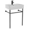 24 Inch Modern Console Sink