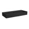 Black Ceramic Trough Wall Mounted or Vessel Sink