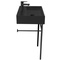 Small Black Console Sink, Modern, 24 Inch