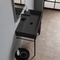 Black Modern Console Sink, 32 Inch
