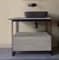Modern  Console Vanity with Grey Oak Cabinet, 35 Inch