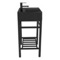 Black Metal Vanity, Console Sink, Modern, 24 Inch