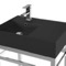 Small Modern Console Sink Vanity, 24 Inch
