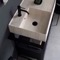Modern  Console Vanity, Travertine Style Sink, 27 Inch