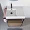 Modern  Console Vanity, 27 Inch