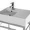 Small Modern Console Sink Vanity, 24 Inch