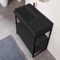 Black Modern  Console Vanity, 35 Inch