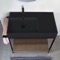 Modern  Console Vanity, 35 Inch