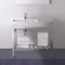 Modern Console Sink Vanity, 32 Inch