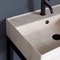 Modern Console Sink Vanity, Travertine Style Sink, 32 Inch
