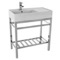 Modern Console Sink Vanity, 32 Inch