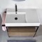 Modern  Console Vanity, 35 Inch