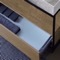 Modern  Console Vanity, Marble Style Sink, 27 Inch