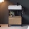 Modern  Console Vanity, Marble Style Sink, 27 Inch