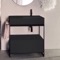 Black Modern  Console Vanity, 35 Inch