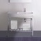 Modern Console Sink Vanity, 32 Inch