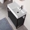 Modern  Console Vanity, 35 Inch