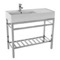 Modern Console Sink Vanity, 40 Inch
