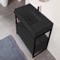 Black Modern  Console Vanity, 35 Inch