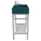 Modern Console Sink Vanity, Green Ceramic Sink, 32 Inch