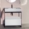Modern  Console Vanity, 35 Inch