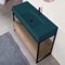 Modern  Console Vanity, Green Ceramic Sink, 43 Inch