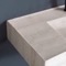 Modern Console Sink, Travertine Style Sink, 40 Inch