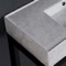 Modern Console Sink Vanity, Marble Style Sink, 40 Inch