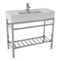 Modern Console Sink Vanity, 40 Inch