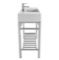 Modern Console Sink Vanity, 40 Inch