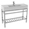 Modern Console Sink Vanity, 48 Inch