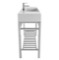 Modern Console Sink Vanity, 48 Inch