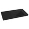 Rectangular Black Ceramic Wall Mounted Bathroom Sink