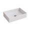 Vessel Sink - 24 Inch, Square, Modern, Ceramic