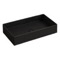 Vessel Sink - 32 Inch, Rectangular, Modern, Ceramic, Matte Black