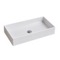 Vessel Sink - 32 Inch, Rectangular, Modern, Ceramic