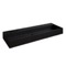 Wall Mount Sink - Trough, Double, 48 Inch, Modern, Matte Black