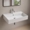 Wall Mount Sink - Modern, Rectangular, 32 Inch, Ceramic