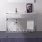 Modern Console Sink Vanity, 40 Inch